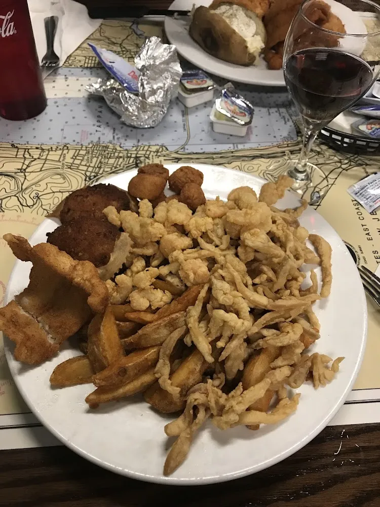 Fried Clams and Fish and Chips