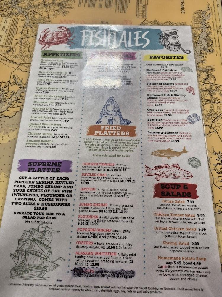 Fishtales Menu image 2