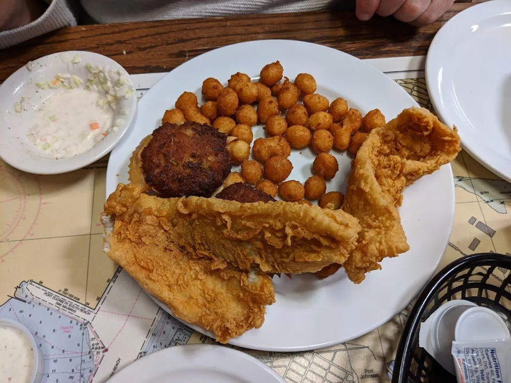 Pick Two Combo Platter with Flounder and Stuffed Crab